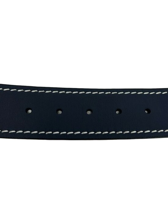 Prada Belt 30 75 Dark Navy Leather